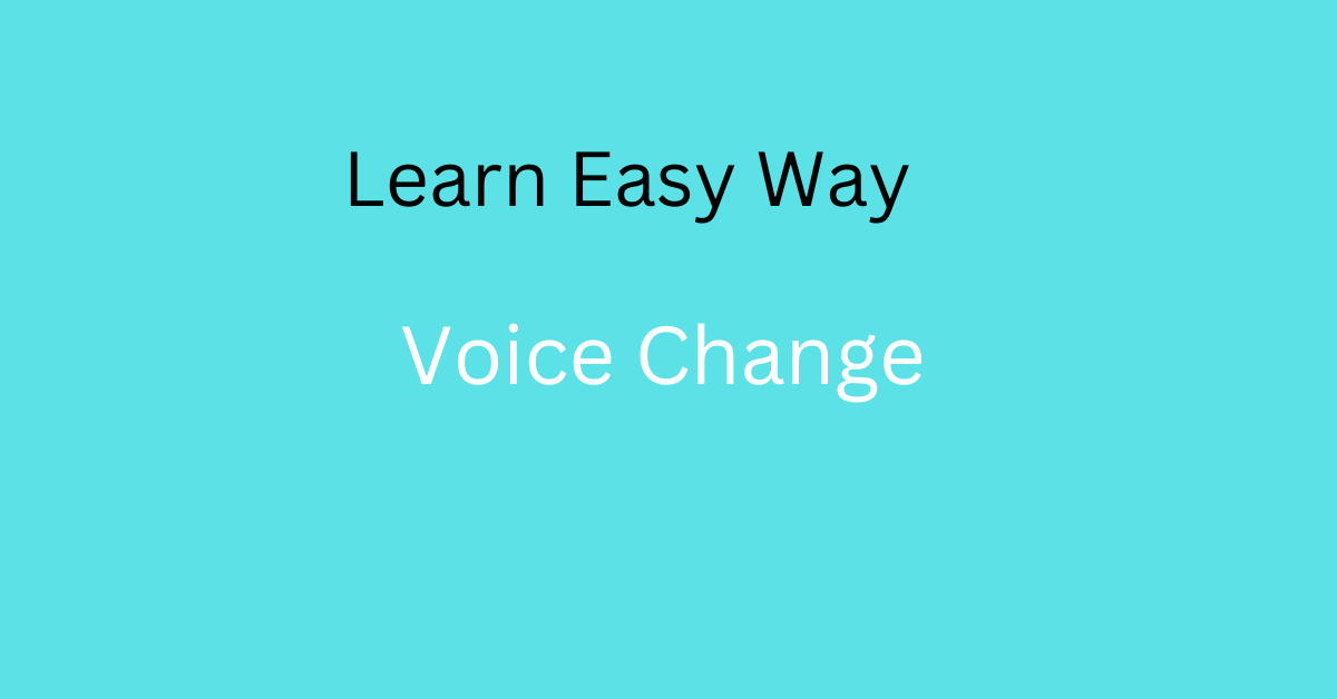 How to learn voice change voice change example aratinews